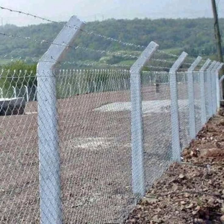 UCB Concrete Fencing Posts — chain-link fencing with precast concrete posts installed at a property boundary by Unique Concrete Builders Kenya